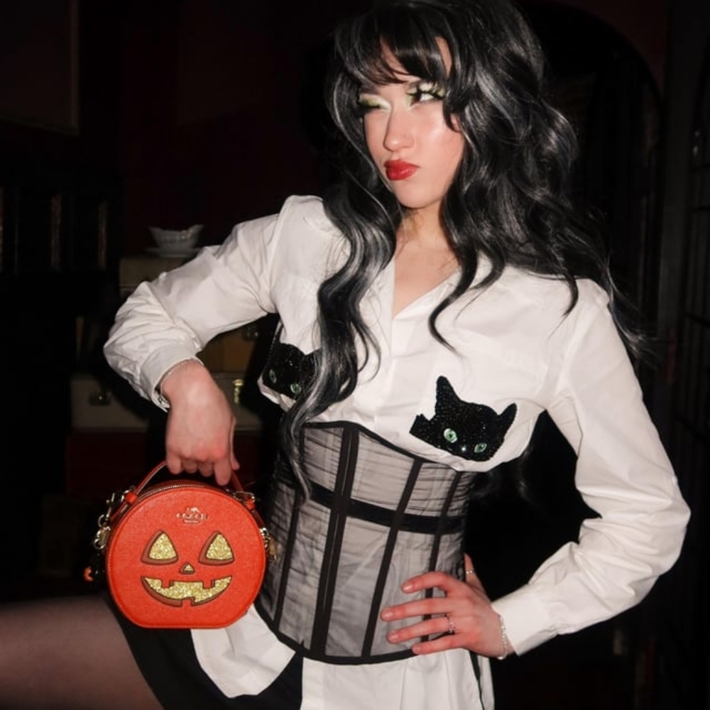 Coach Halloween Jack O Lantern Canteen Bag - Picture 3 of 12